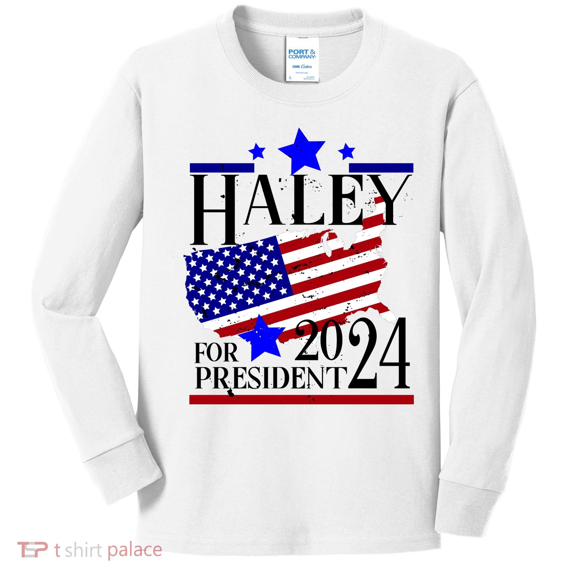 Haley For President 2024 Kids Long Sleeve Shirt