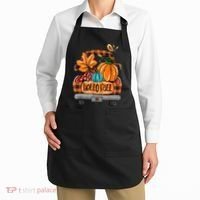 Hello Fall Pumpkin Truck Cute Apron thumb 2