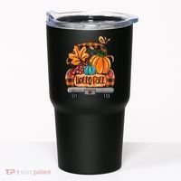 Hello Fall Pumpkin Truck Cute Tumbler thumb 0