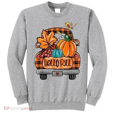 Hello Fall Pumpkin Truck Cute Sweatshirt