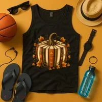Halloween Fall Reading Pumpkin Books Teacher Tank Top thumb 4