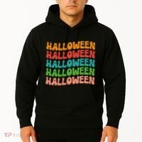 Halloween Festive Retro Gift Hoodie thumb 2