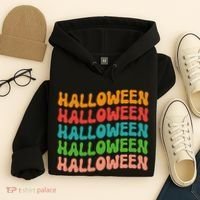Halloween Festive Retro Gift Hoodie thumb 4