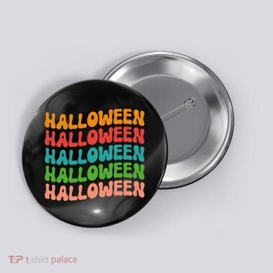Halloween Festive Retro Gift Button