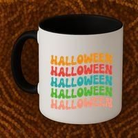 Halloween Festive Retro Gift Coffee Mug thumb 2
