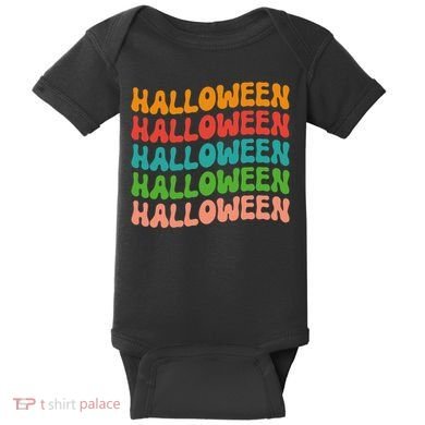 Halloween Festive Retro Gift Baby Bodysuit
