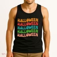 Halloween Festive Retro Gift Tank Top thumb 3