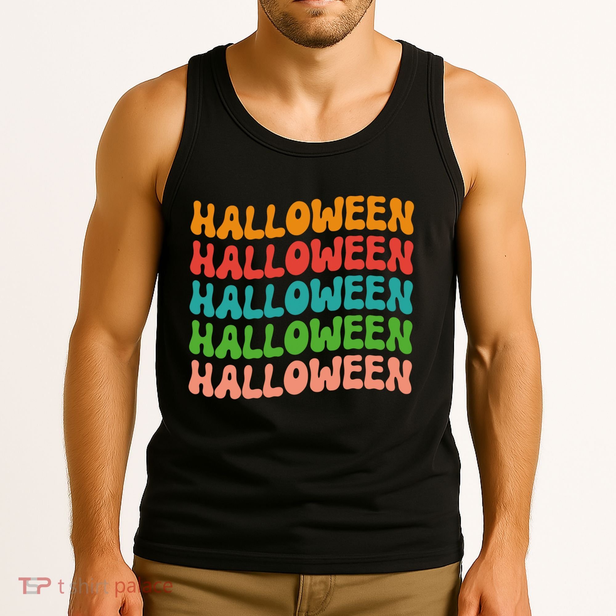 Halloween Festive Retro Gift Tank Top