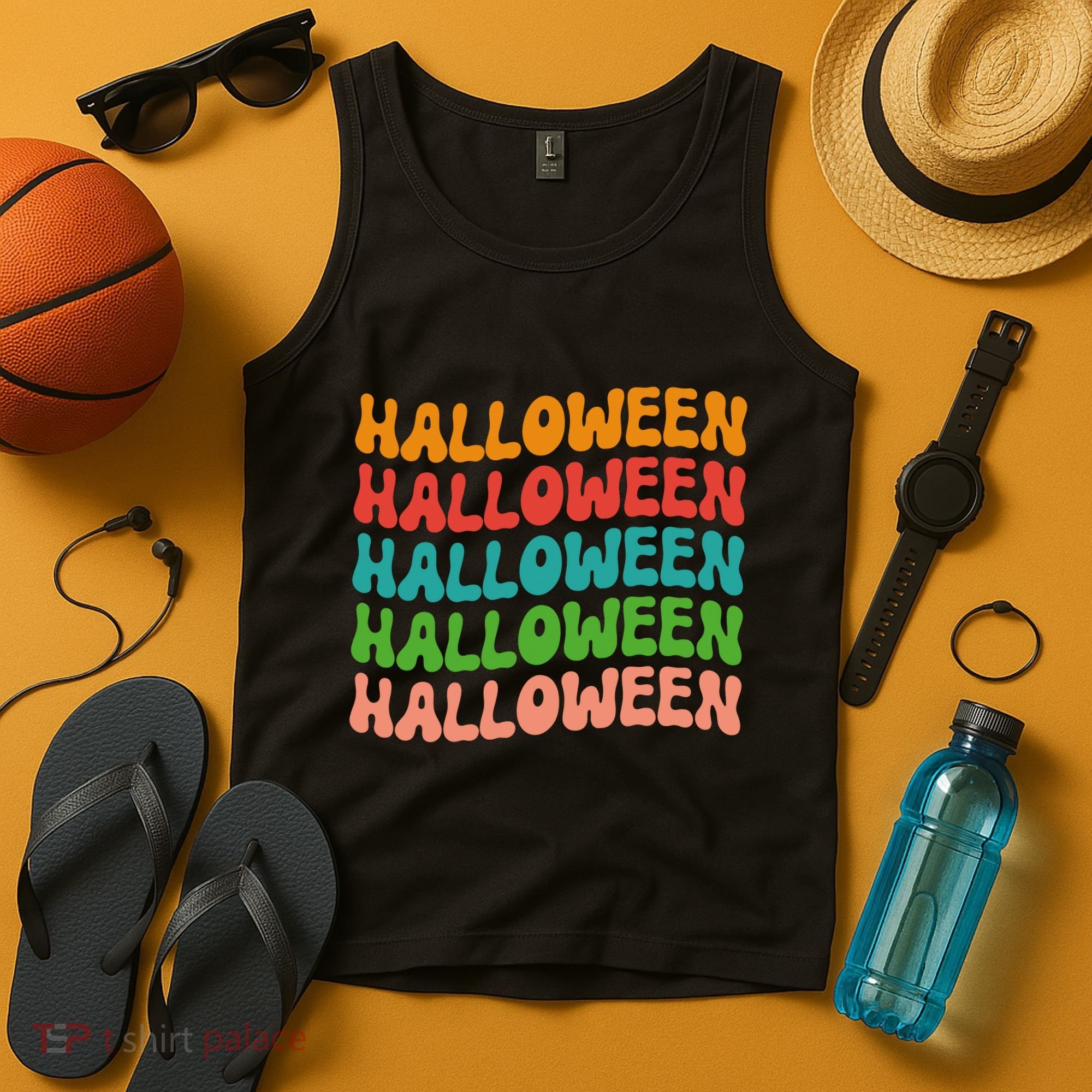 Halloween Festive Retro Gift Tank Top