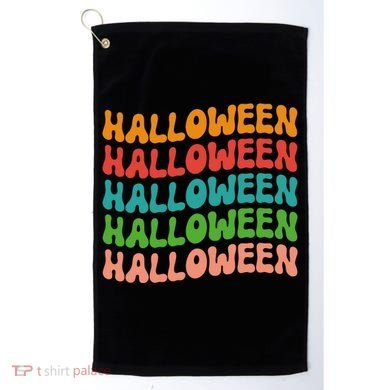 Halloween Festive Retro Gift Golf Towel