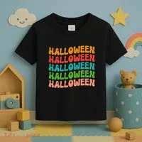 Halloween Festive Retro Gift Toddler T-Shirt thumb 3