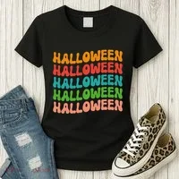 Halloween Festive Retro Gift Women's T-Shirt thumb 3