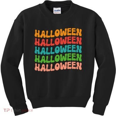 Halloween Festive Retro Gift Kids Sweatshirt