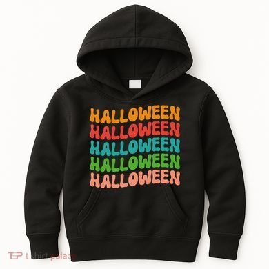 Halloween Festive Retro Gift Kids Hoodie