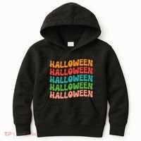 Halloween Festive Retro Gift Kids Hoodie thumb 0