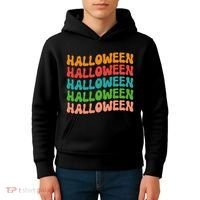 Halloween Festive Retro Gift Kids Hoodie thumb 4