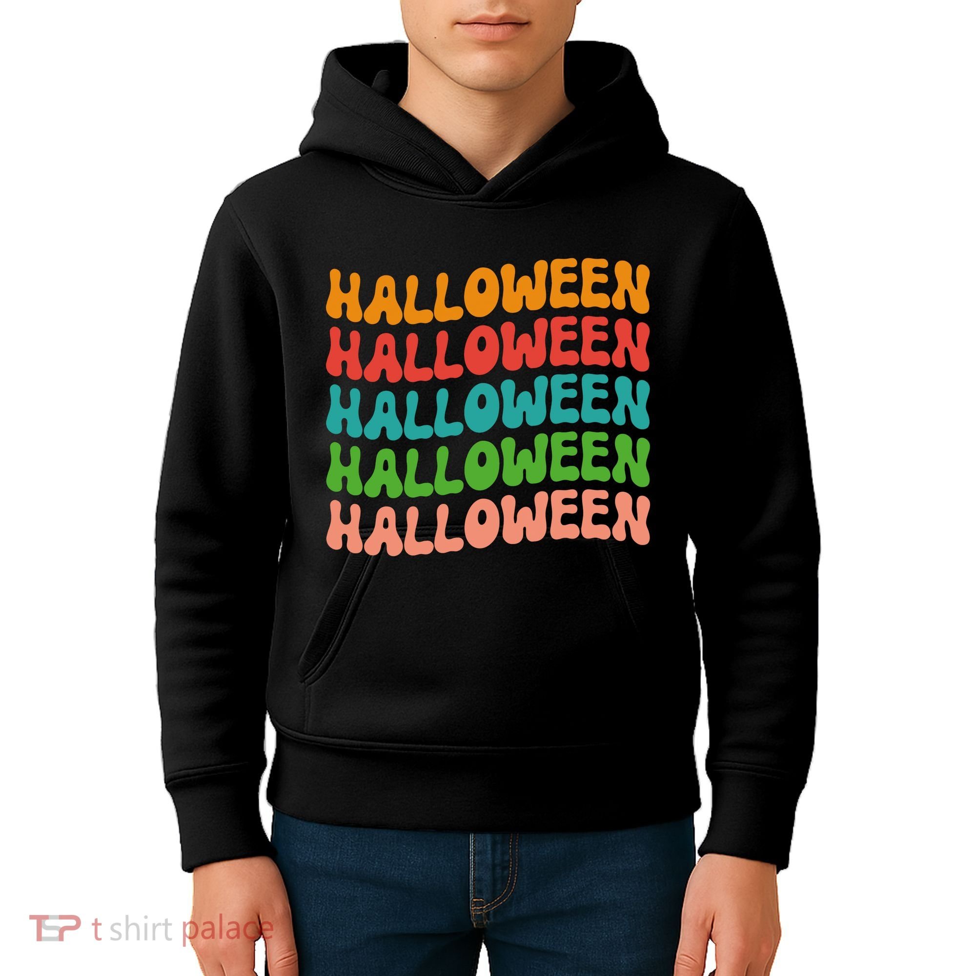 Halloween Festive Retro Gift Kids Hoodie