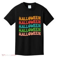 Halloween Festive Retro Gift Kids T-Shirt thumb 0