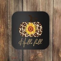 Hello Fall Sunflower Pumpkin Coaster thumb 0