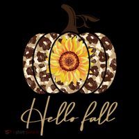 Hello Fall Sunflower Pumpkin Toddler Hoodie thumb 2
