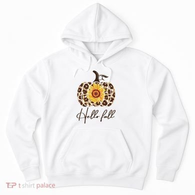 Hello Fall Sunflower Pumpkin Hoodie