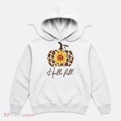 Hello Fall Sunflower Pumpkin Hoodie