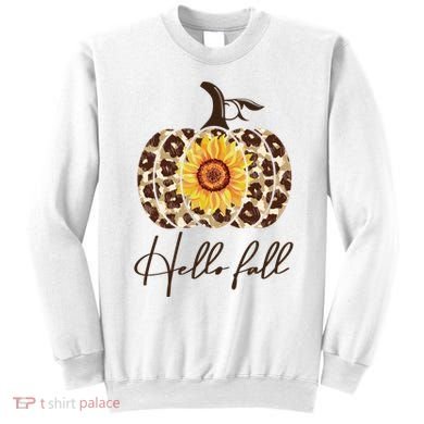 Hello Fall Sunflower Pumpkin Sweatshirt