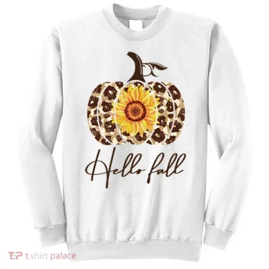 Hello Fall Sunflower Pumpkin Sweatshirt
