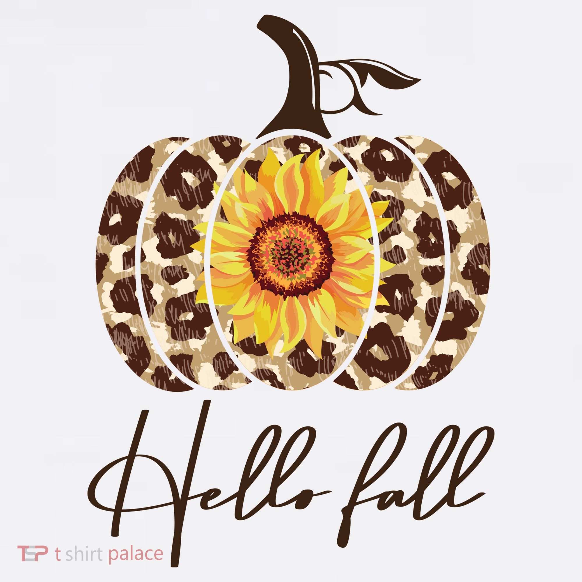 Hello Fall Sunflower Pumpkin Women's Hoodie