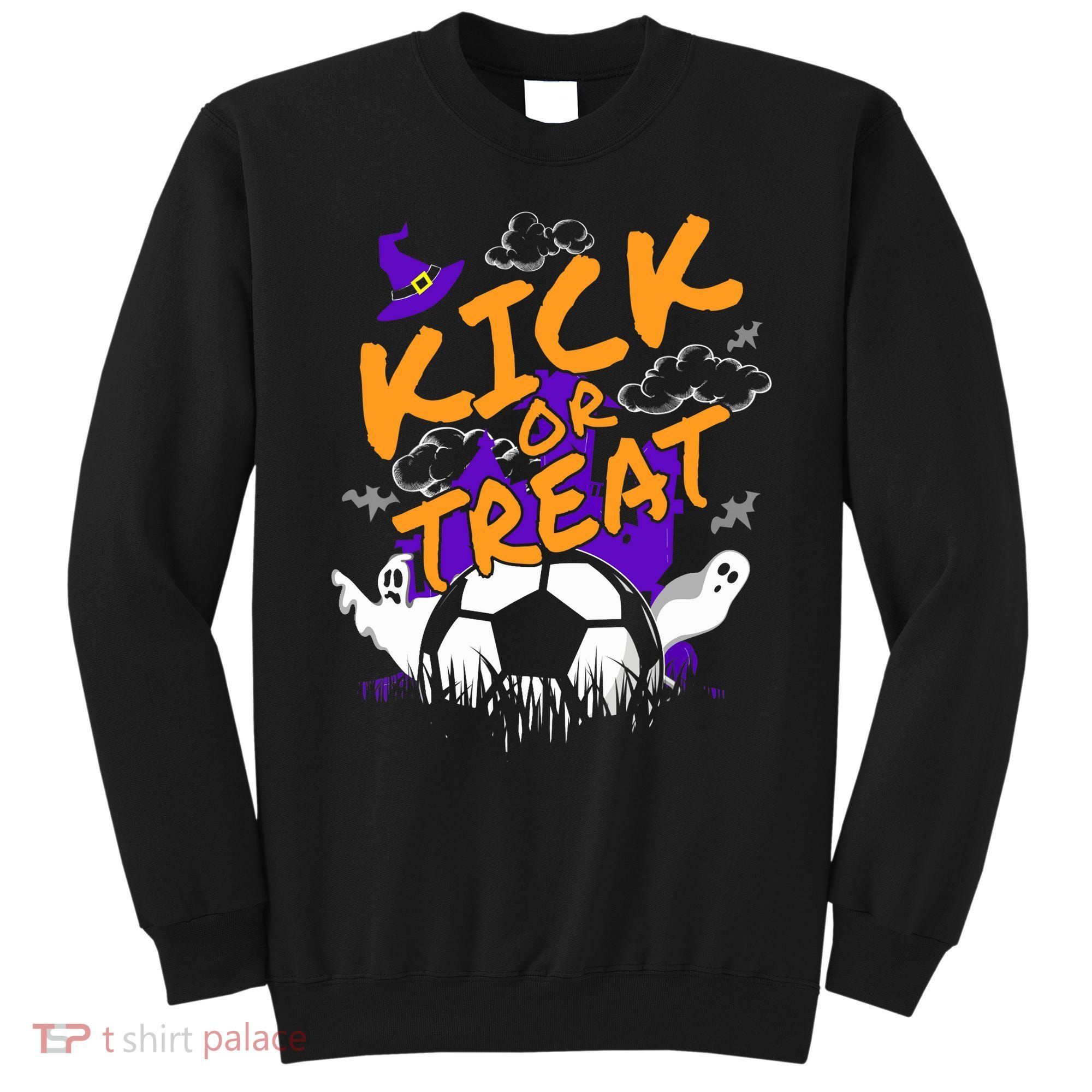 Halloween For Soccer Players With A Soccer Ball Sweatshirt