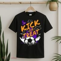 Halloween For Soccer Players With A Soccer Ball T-Shirt thumb 2