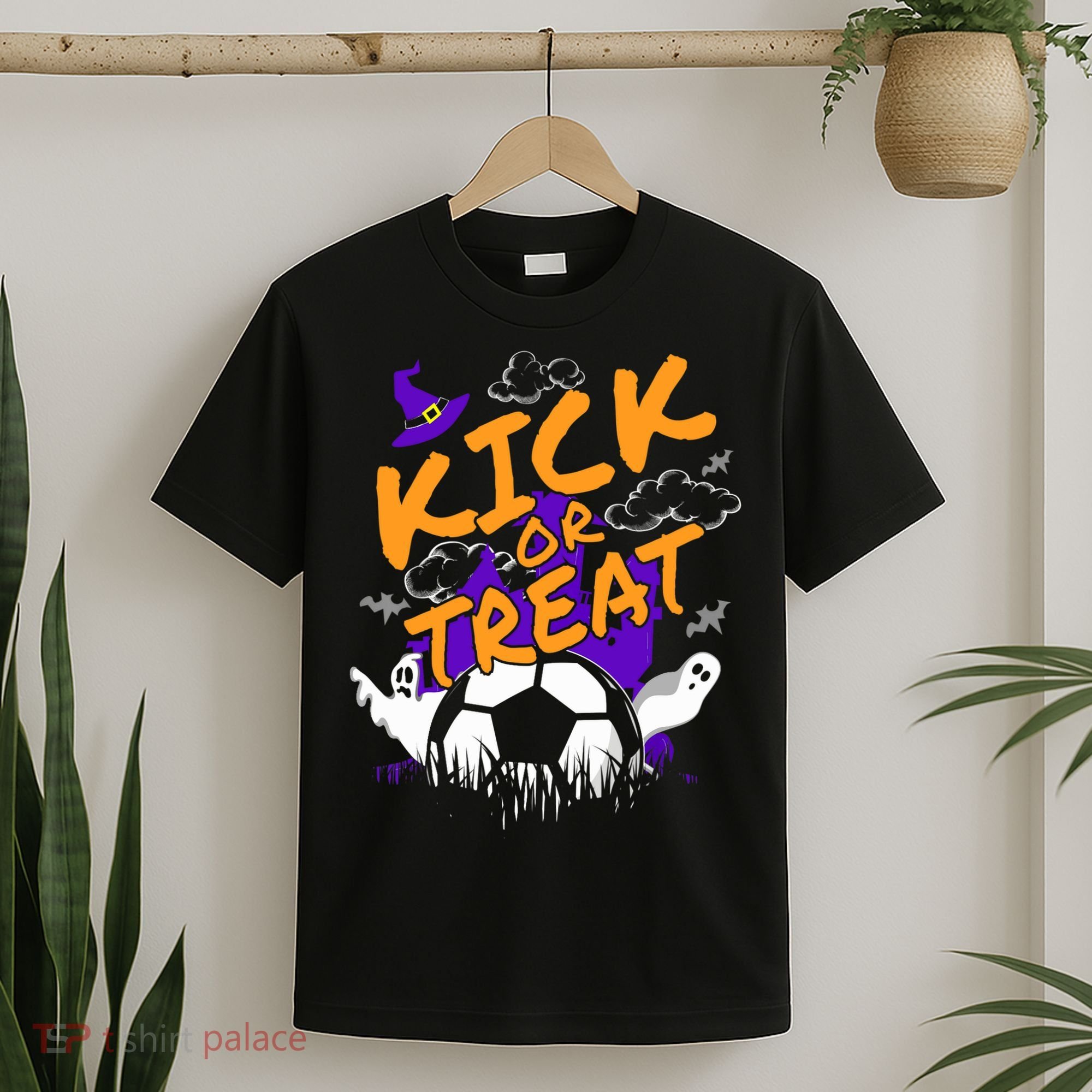 Halloween For Soccer Players With A Soccer Ball T-Shirt