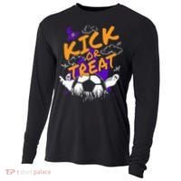 Halloween For Soccer Players With A Soccer Ball Cooling Performance Long Sleeve Crew thumb 0