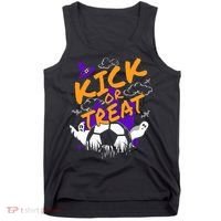 Halloween For Soccer Players With A Soccer Ball Tank Top thumb 0