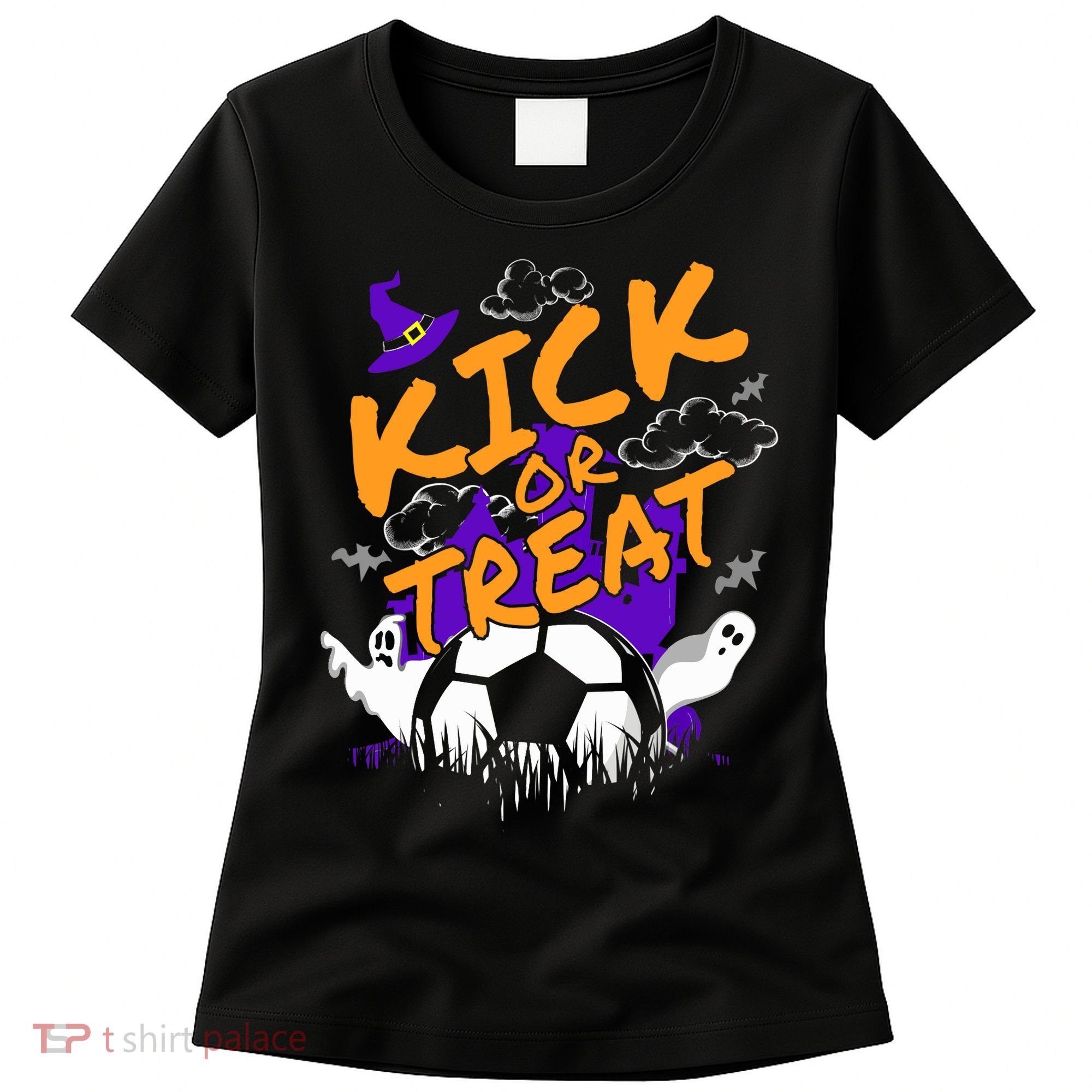 Halloween For Soccer Players With A Soccer Ball Women's T-Shirt