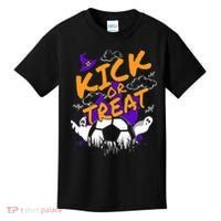Halloween For Soccer Players With A Soccer Ball Kids T-Shirt thumb 0