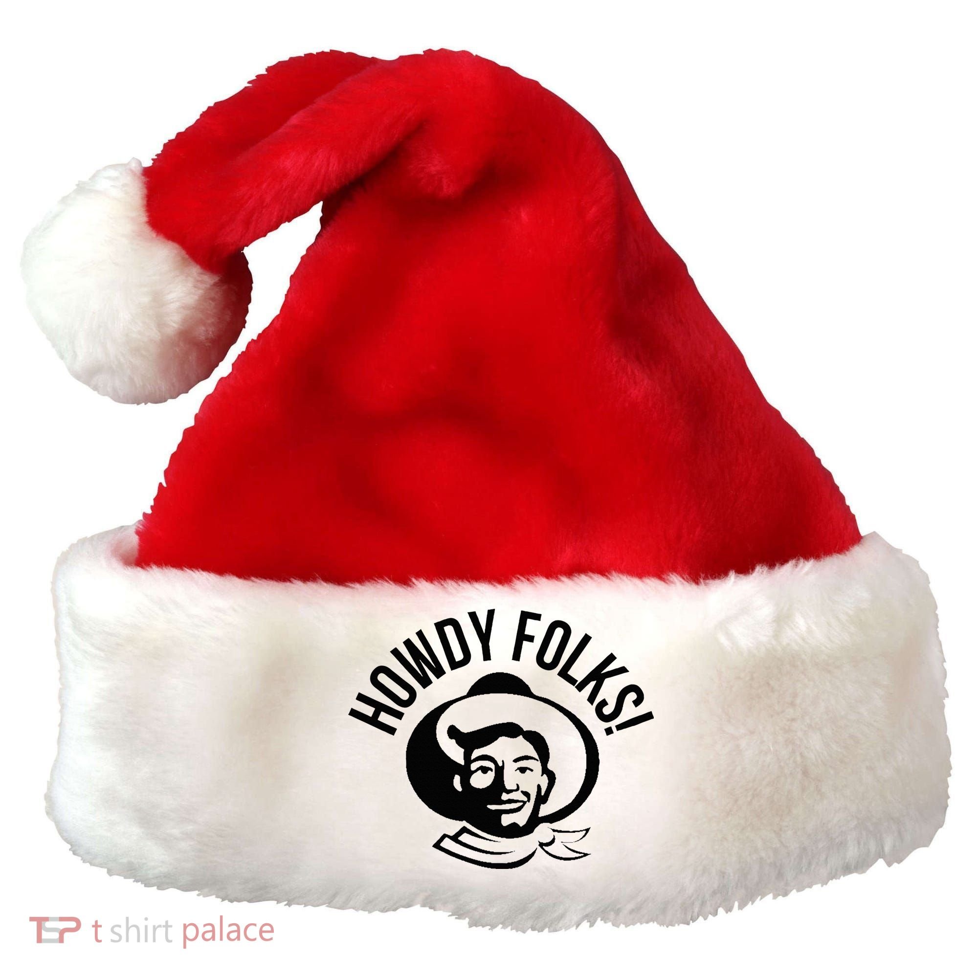Howdy Folks State Fair Texas Cowboy Santa Hat