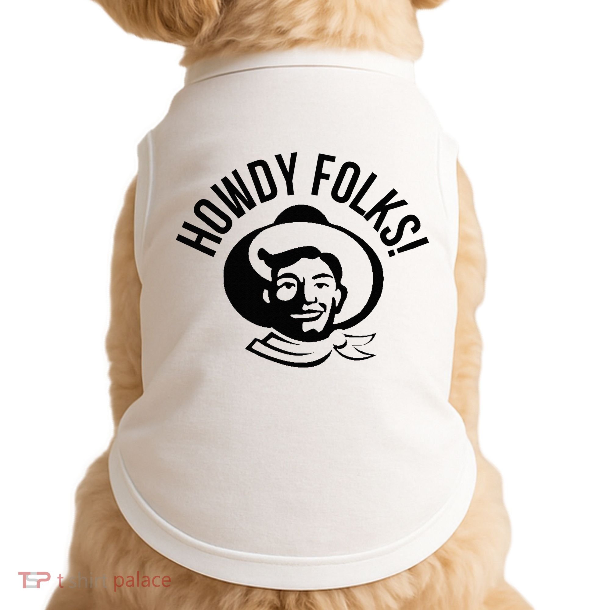 Howdy Folks State Fair Texas Cowboy Doggie Tank