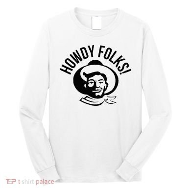 Howdy Folks State Fair Texas Cowboy Long Sleeve Shirt