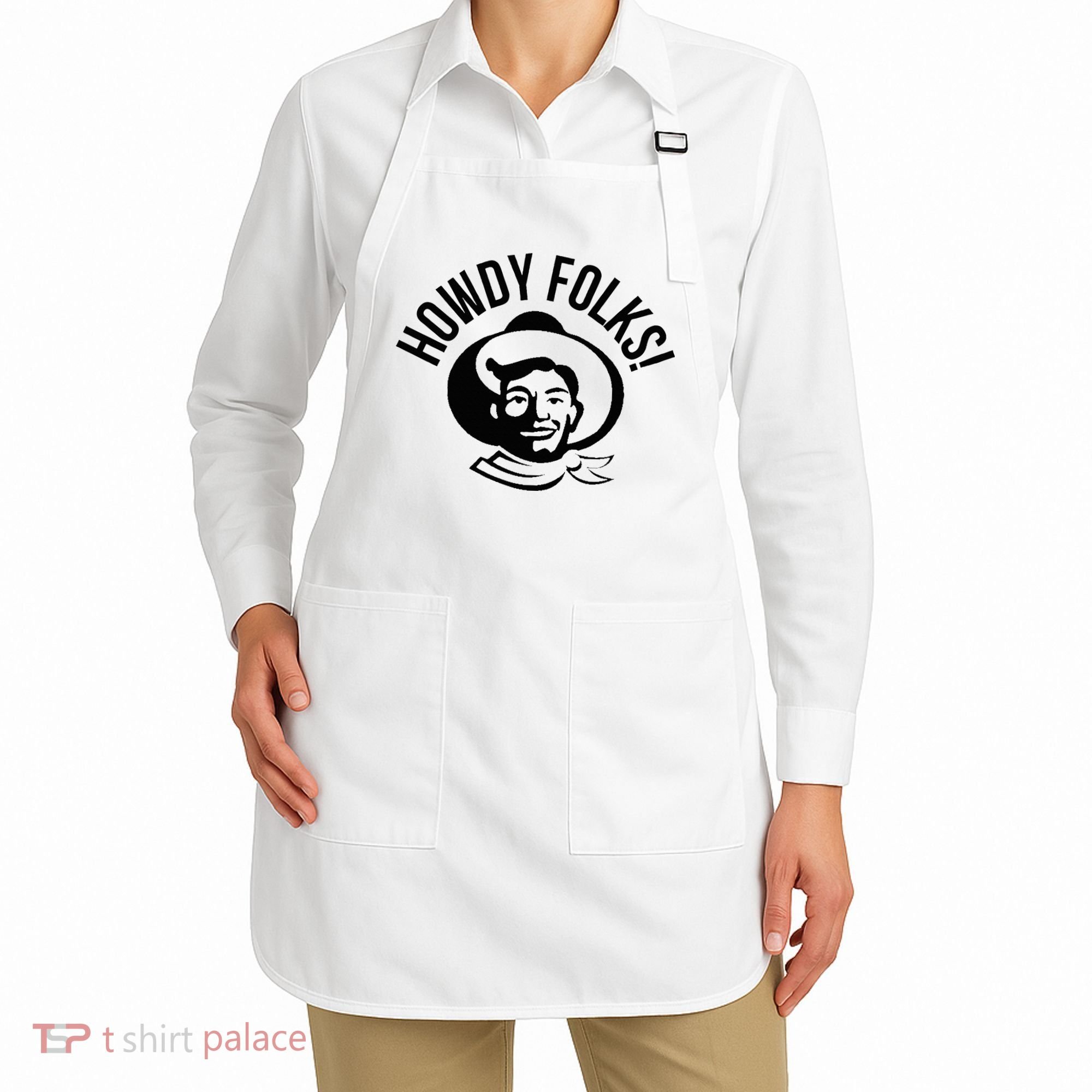 Howdy Folks State Fair Texas Cowboy Apron