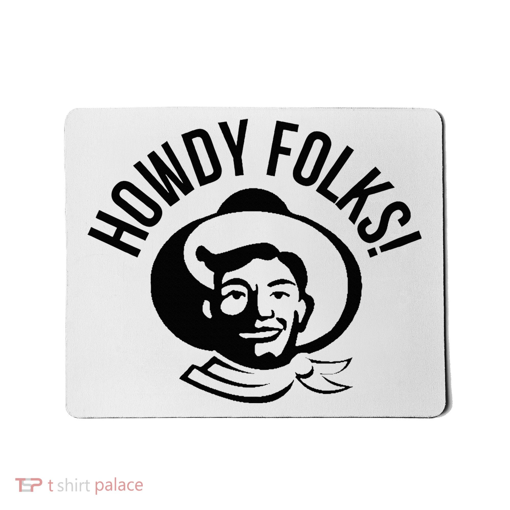 Howdy Folks State Fair Texas Cowboy Mousepad