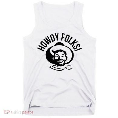 Howdy Folks State Fair Texas Cowboy Tank Top