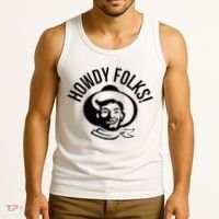 Howdy Folks State Fair Texas Cowboy Tank Top thumb 3