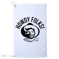 Howdy Folks State Fair Texas Cowboy Golf Towel thumb 0