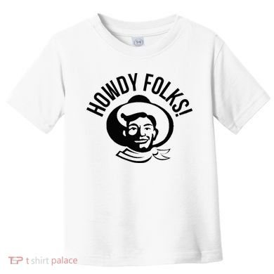 Howdy Folks State Fair Texas Cowboy Toddler T-Shirt