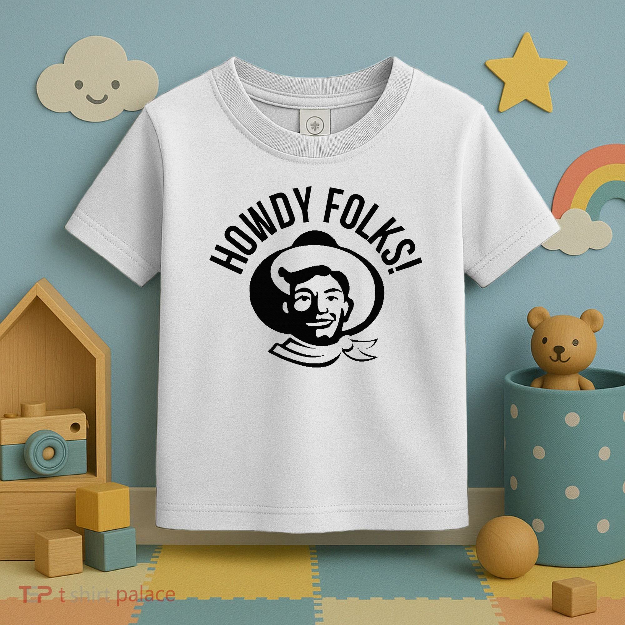 Howdy Folks State Fair Texas Cowboy Toddler T-Shirt