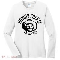 Howdy Folks State Fair Texas Cowboy Women's Long Sleeve Shirt thumb 0