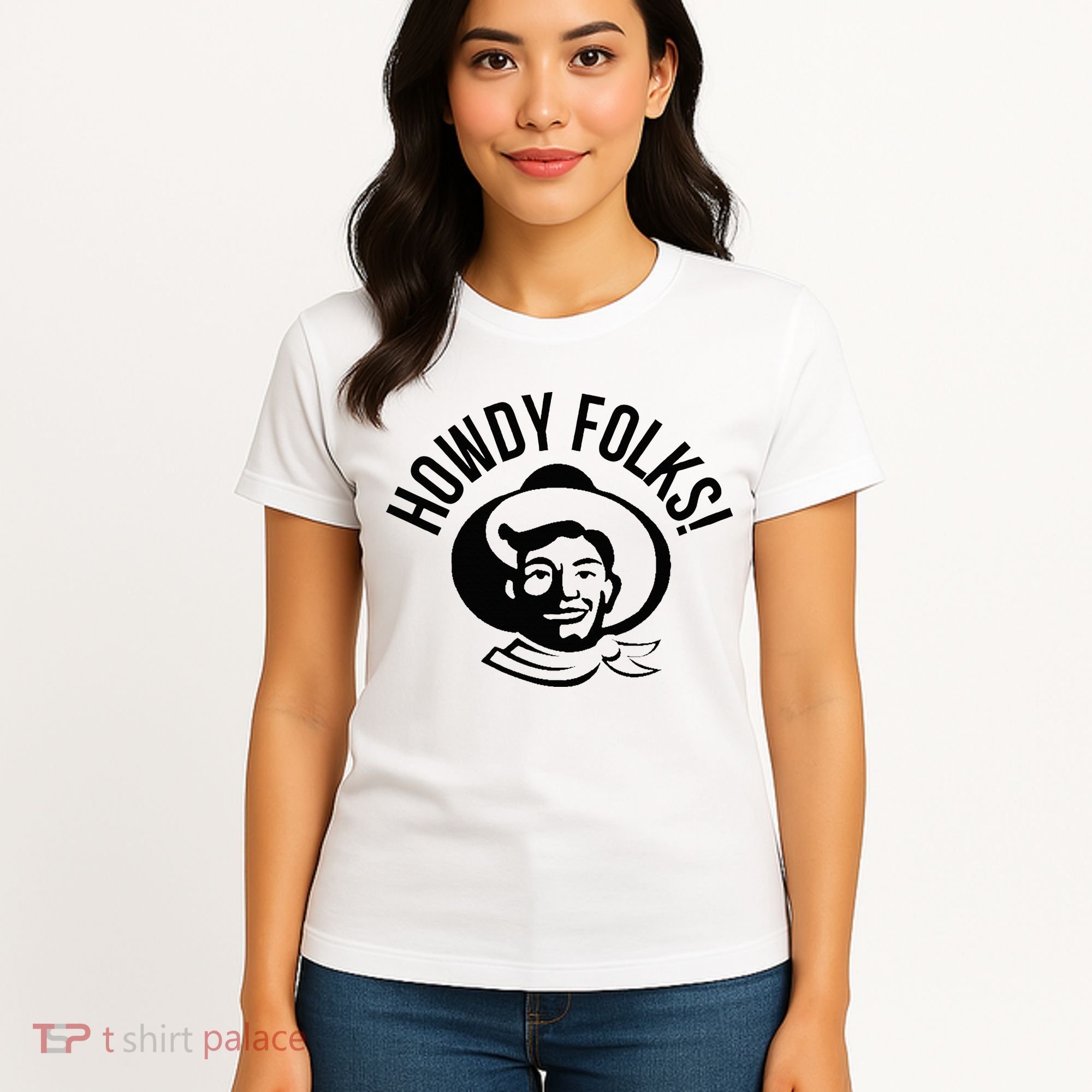 Howdy Folks State Fair Texas Cowboy Women's T-Shirt
