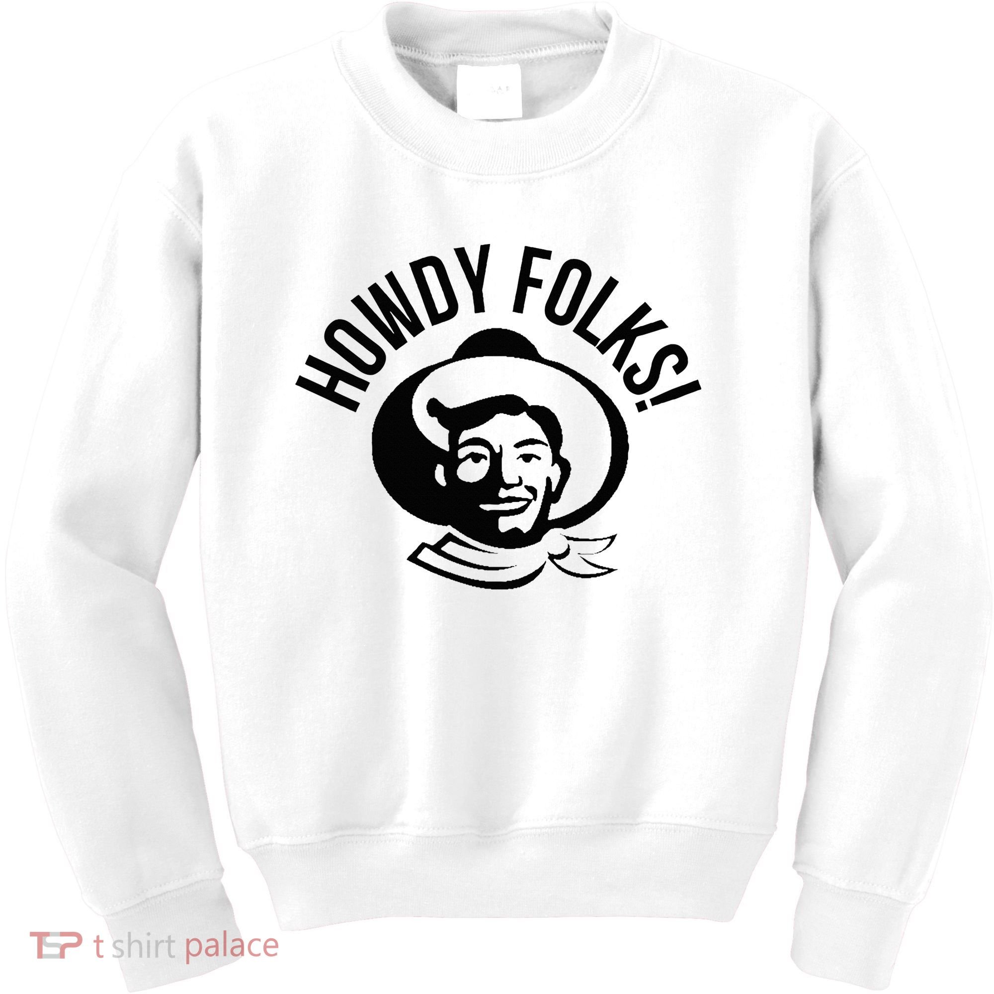 Howdy Folks State Fair Texas Cowboy Kids Sweatshirt