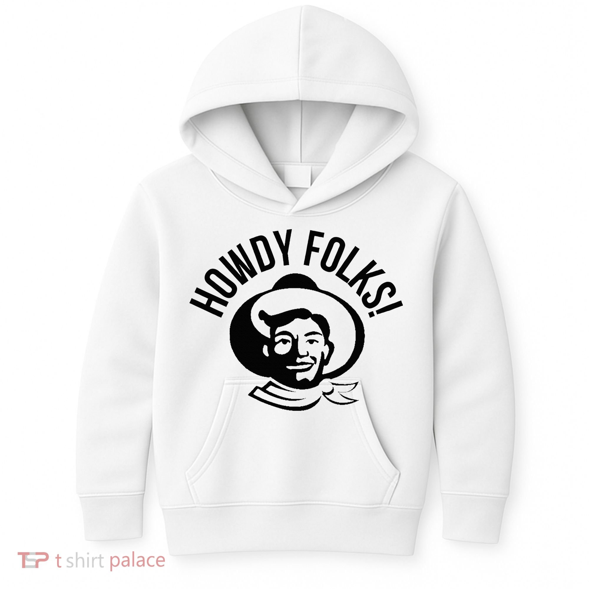 Howdy Folks State Fair Texas Cowboy Kids Hoodie